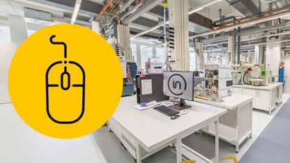 Swiss Pharma Laboratory with Cerello Digital Tour Icon