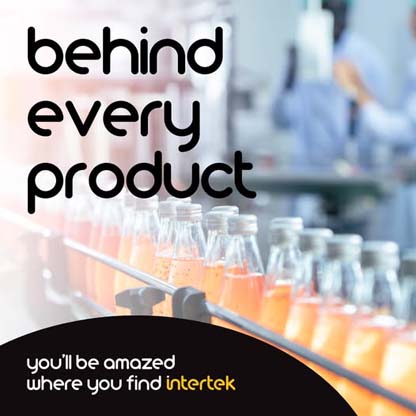 Bottles drinks on a factory assembly line